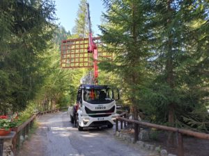 Installazione montauto Green Park Lift P1S CCB SP a Courmayeur