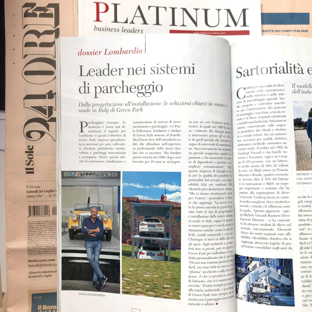 Green Park Srl Sistemi di parcheggio