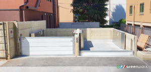 montauto doppio bologna emilia romagna cancello a ghigliottina lift car c2 green park carpenedolo brescia