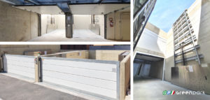 lift car c2 ascensore auto doppio cancello ghigliottina sezionali bologna emilia romagna carpenedolo brescia green park
