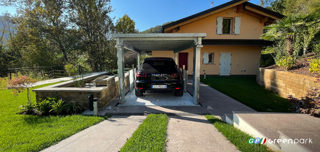 Ascensore auto montauto LIFT P1S - Green Park Srl Sistemi di parcheggio